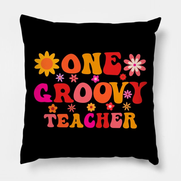 One Groovy Teacher Pillow by yasminepatterns