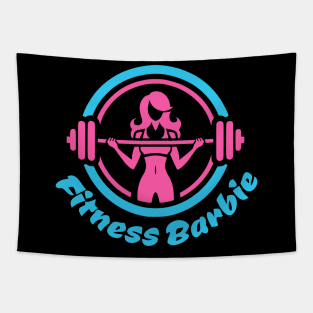 Fitness Barbie Vintage T-shirt 05 Tapestry