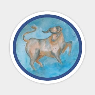 Zodiac sign taurus Magnet