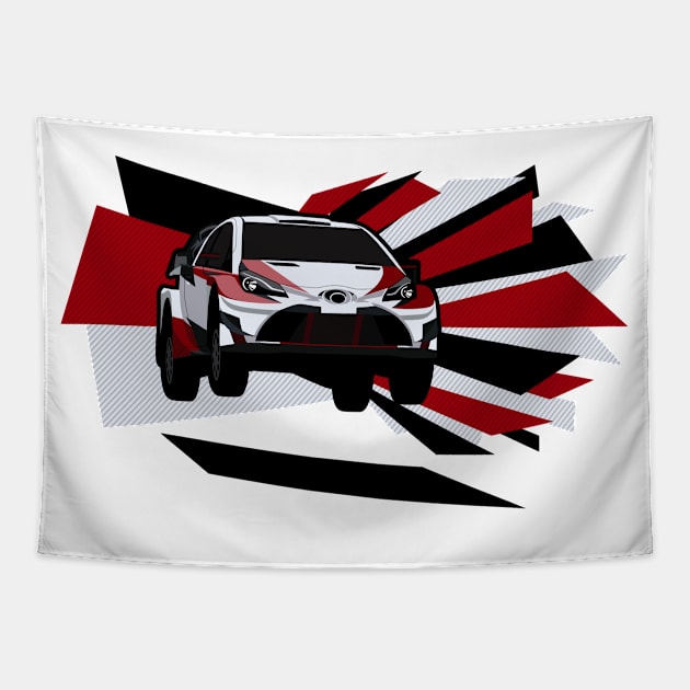 Yaris WRC Tapestry by AutomotiveArt