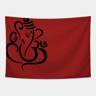 Ganesha, elephant-headed Hindu god of beginnings! Tapestry