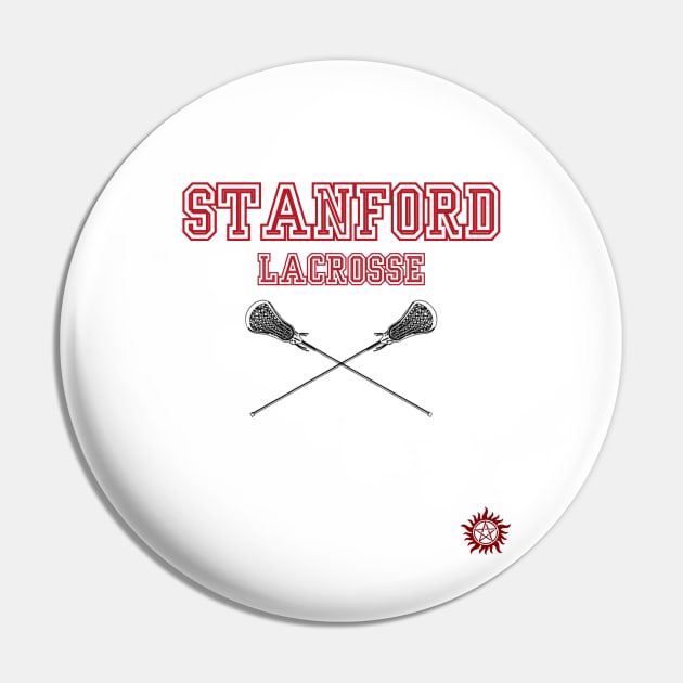 Stanford Sam Collection: Lacrosse Pin by elisabet_tckr