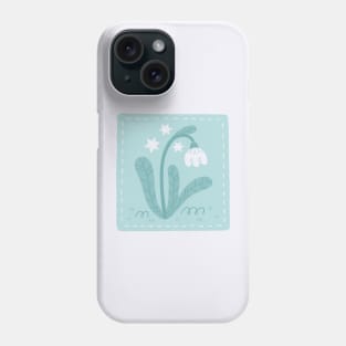 Simple Snowdrop Flower Phone Case