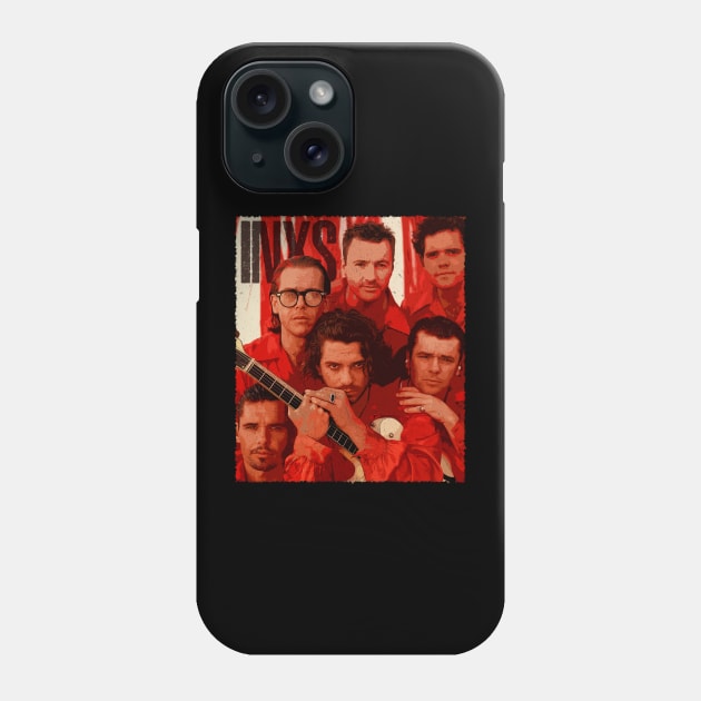 Inxs Vibe Immersing In The Spirit Of '80s Rock Phone Case by Crazy Frog GREEN