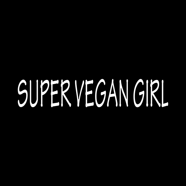 Super Vegan Girl by JevLavigne