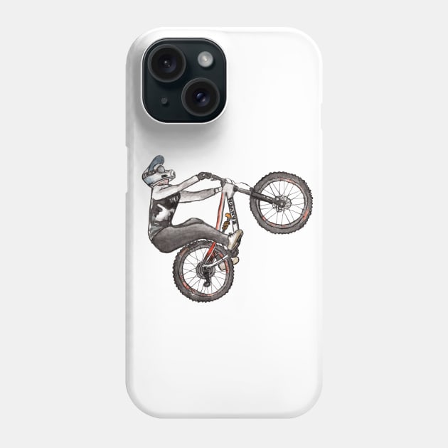 Fabio Wibmer Backflip Phone Case by Oli's Art and Print