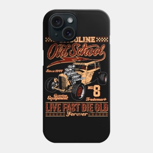 Old School Rockabilly Hot Rod Phone Case