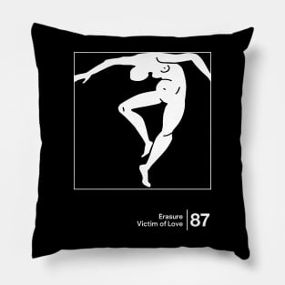 Erasure - Victim of Love / Minimal Style Graphic Artwork Pillow