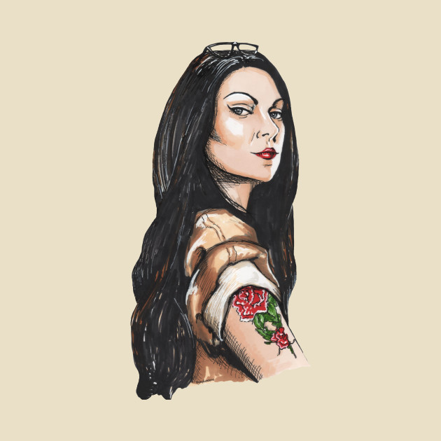 Alex Vause - Tattoo Design - T-Shirt | TeePublic
