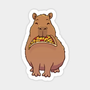 Capybara Supreme Pizza Magnet