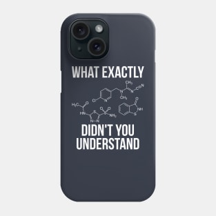 Chemistry T-Shirt Funny Science Student Chemist Humor Phone Case