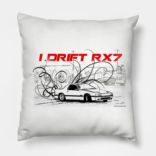 Drifting RX7 FC Pillow by CoolCarVideos