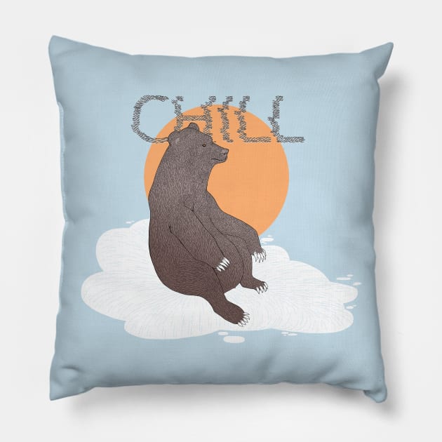 Bear - Chill Pillow by Aline Eg