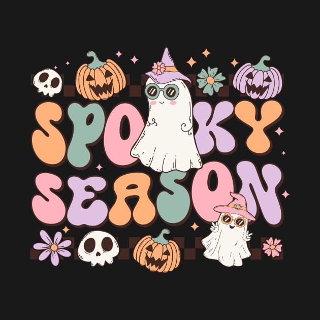 Discover Retro Halloween Spooky Season - Spooky Season - T-Shirt