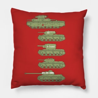 A fan of tanks. Heavy tanks of the USSR WW2 Pillow