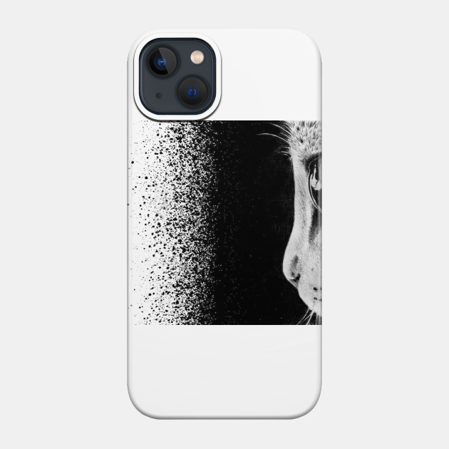 Cat Portrait Profile - Cats - Phone Case