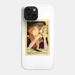 SALON DES CENT Vintage Arts Exhibition France 31 Rue Bonaparte Poster Phone Case