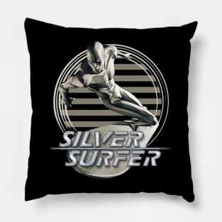 Retro Surfer Saving Galaxy Pillow