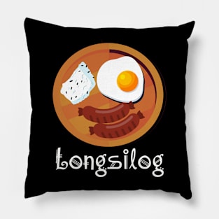 Funny filipino longganisa longsilog food Pillow