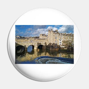 Pulteney Bridge and River Avon in Bath Pin