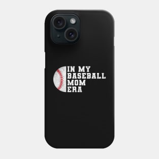 In my baseball Mom Era Phone Case