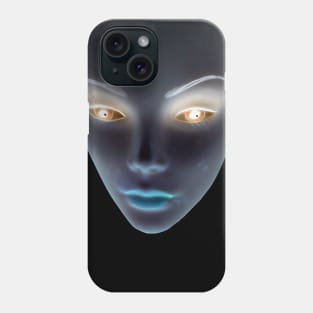 Creepy Cool Mannequin Doll Face Head Phone Case