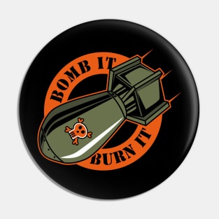 BOMB IT CARTOON Pin