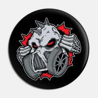 GASMASK SKULL Pin