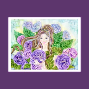 Lilac Mystique Rose Fairy T-Shirt