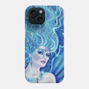 Pontomedusa sea queen goddess by Renee Lavoie Phone Case