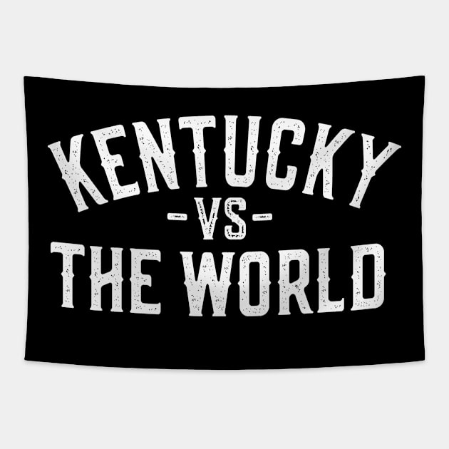 Represent Your Kentucky Pride with our 'Kentucky vs The World' Tapestry by Jas-Kei Designs