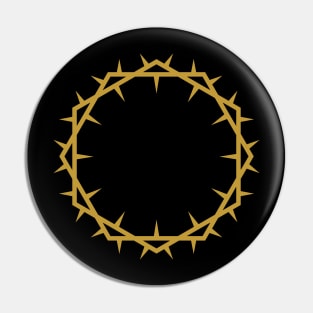 Crown of thorns from the head of Jesus Christ Pin