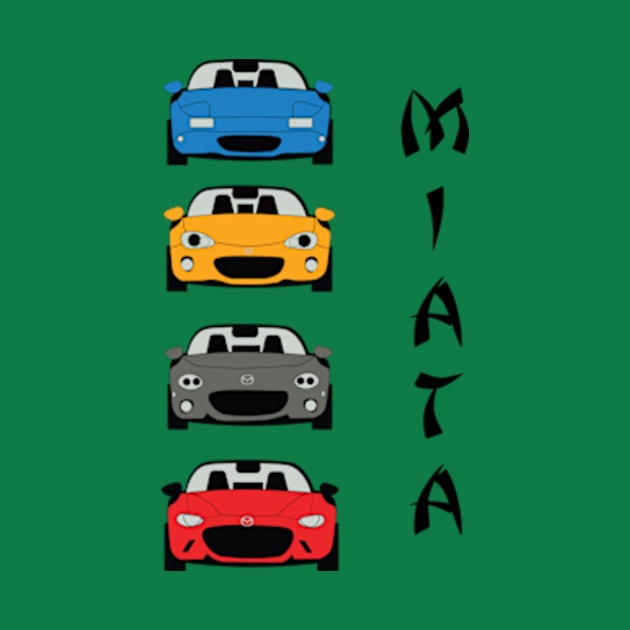 Miata Generations by RFROADSTER