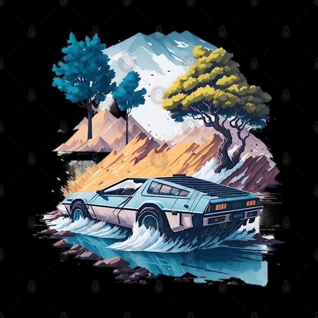 Summer Art DMC DeLorean by Shop Goods