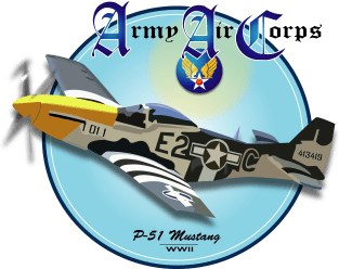 AAC - P51 Mustang Fighter Magnet