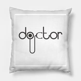 Doctor T-shirt Pillow