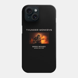 Bass Bongo - Bass Guitarist of the Thunder Monkeys Phone Case