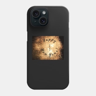 Happy New Year 2023 black Phone Case