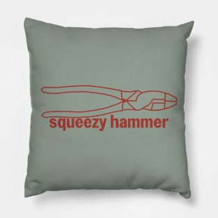 Funny Electrician Tool Squeezy Hammer Pillow
