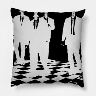 WHITE MOVES FIRST Pillow