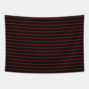 Pretty Simple Red Stripes Tapestry