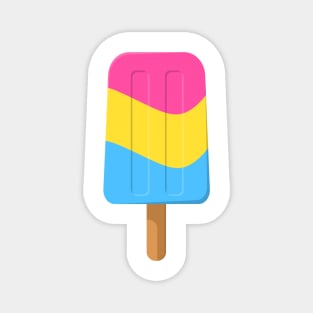 Pansexual Pride Flag Ice Pop Magnet