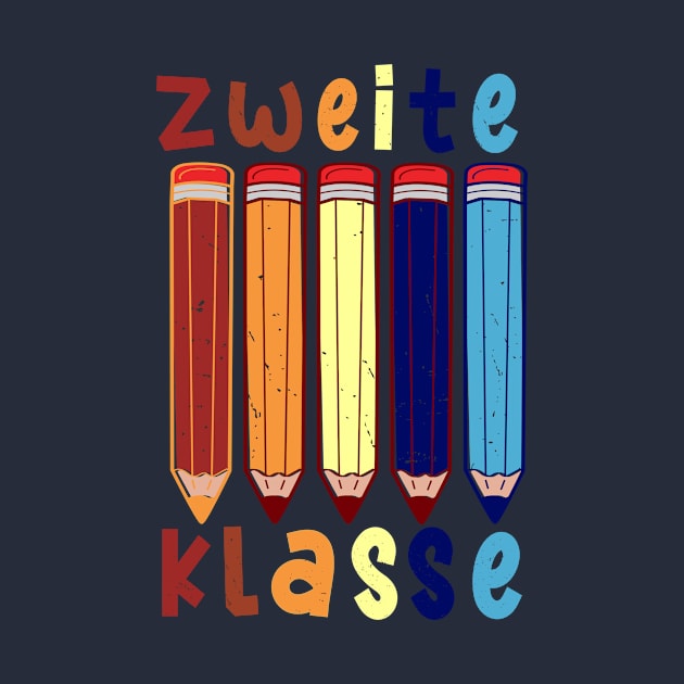 Stifte Zweite Klasse Schulbeginn T shirt by chilla09