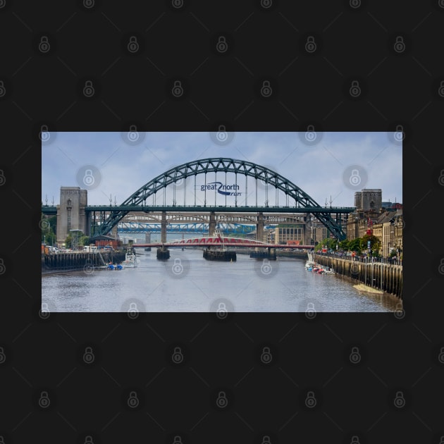 River Tyne Bridges Newcastle by MartynUK