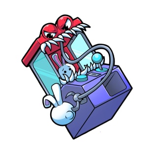 STICKER GAME MONSTER DOLL CLAW MACHINE T-Shirt