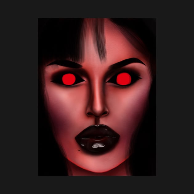 Glowing Red Eyes by MyNameisAlex