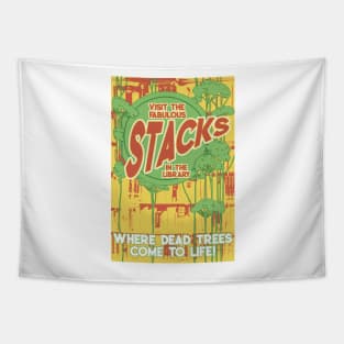 Library Stacks Poster Tapestry