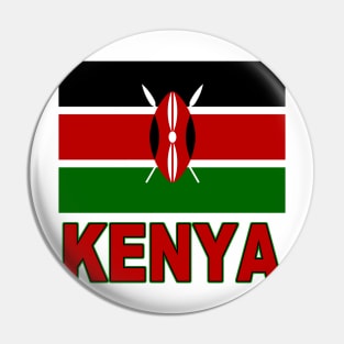 The Pride of Kenya - Kenyan Flag Design Pin