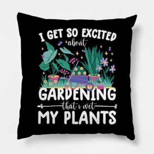 Cool Gardening Design For Men Women Plant Lover Gardener Pillow