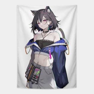 Cat Girl Tapestry